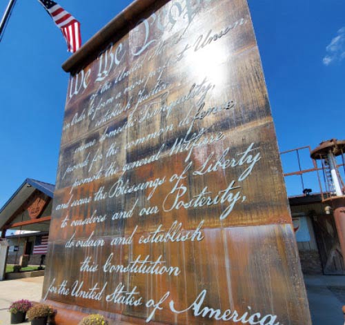 World's Largest US Constitution Mountain Grove Missouri