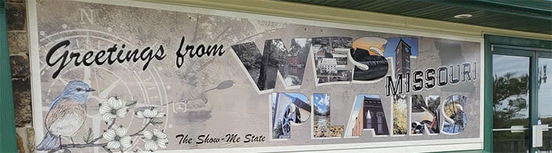 GREETINGS FROM WEST PLAINS MURAL