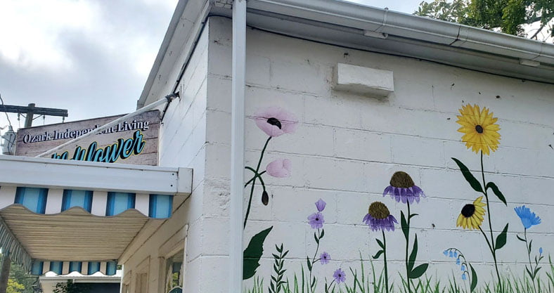 WILDFLOWER CAFE MURAL