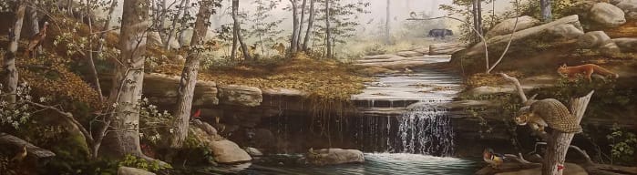 Wildlife mural