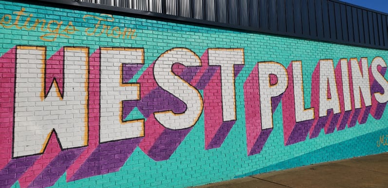 GREETINGS FROM WEST PLAINS MURAL